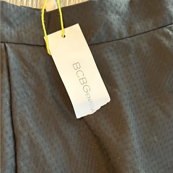 NEW BCBGENERATION BLACK TIERED FLIRTY SOFTGIRL TWEE MINI BALLETCORE SKIRT Sz 10. - Picture 7 of 13